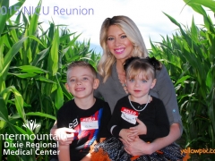 2015 NICU Reunion Photobooth at staheli Family Farms by yellowpix.com