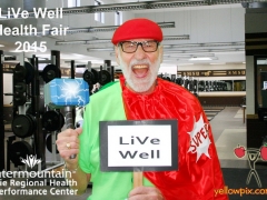 2015 DRMC Health Fair Photos Super Hero Volunteer at the yellowpix.com photo booth