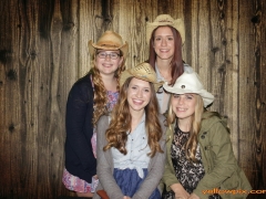 Wedding Cowgirls in the yellowpix.com photo booth